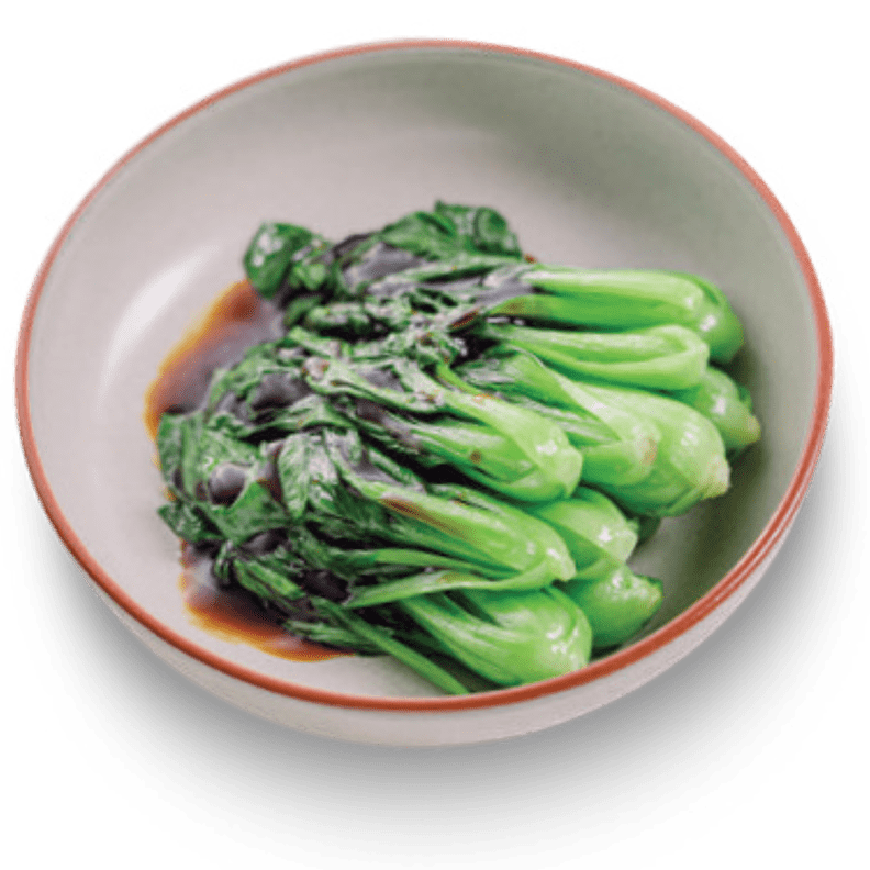 Tumis Bok Choy: Bawang putih, Kecap Asin, Saus Tiram