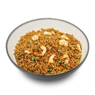 Nasi Goreng Udang dengan Saus X.O.