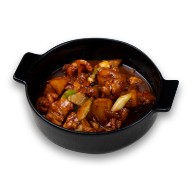 Ayam Masak Tausi dengan Kentang