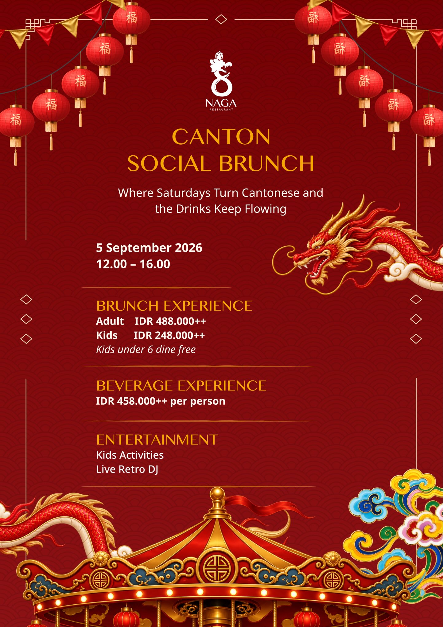 Naga Eight Brings Back Canton Social Brunch with Cantonese Feast and Carnival Fun For Families